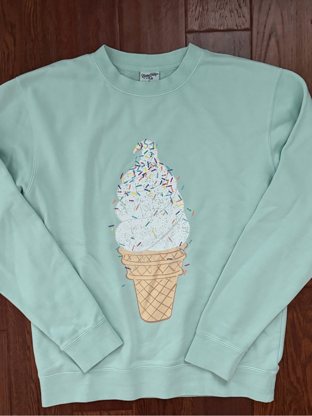 Living Fully Co Ice Cream Crewneck by Mallory Ervin